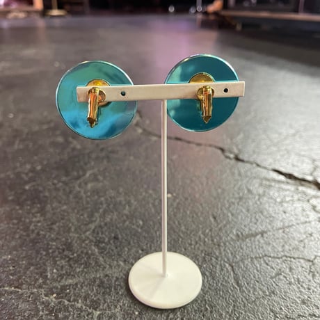 METALLIC CIRCLE EARRING [S-2135]