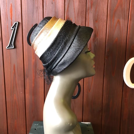 60’S TRICOLOR COLOR DESIGN HAT [S-3335]