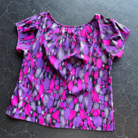 PATTERN PULLOVER BLOUSE [S-3464]