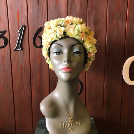 60’S FLOWER DRESS HAT [S-3338]