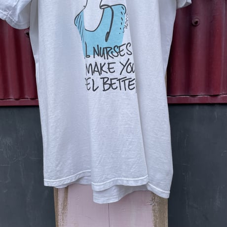 NURSE PRINT TEE DRESS [S-1886]