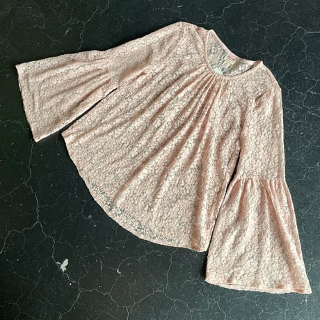FLARE SLEEVE LACE TOPS [S-4341]