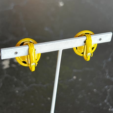 YELLOW EARRING [S-5227]