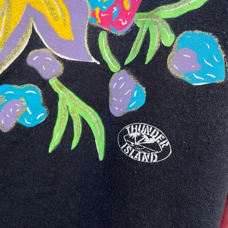 80-90'S FLOWER PRINT TEE [S-2041]