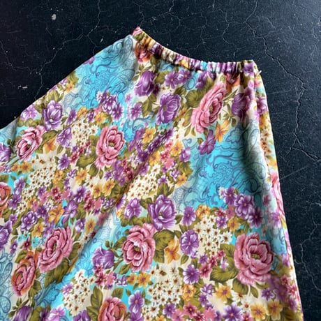 FLOWER FLARE LONG SKIRT [S-6915]