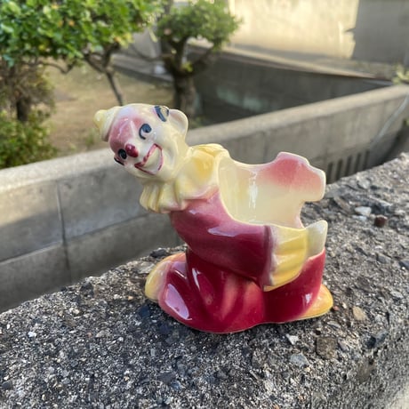 VINTAGE PIERROT PLANTER FOLDER [J-234]