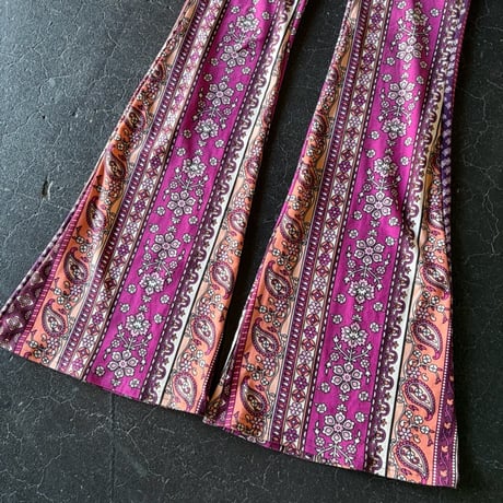 FLOWER FLARE EASY PANTS [S-4189]