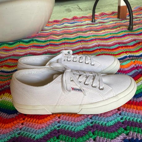 "SUPERGA" CANVAS SNEAKERS 26.0cm [S-3396]