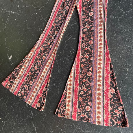 FLOWER FLARE PANTS [S-4131]