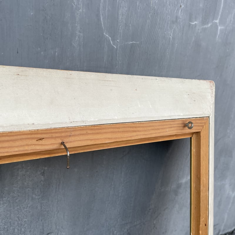 古道具ビンテージ品◾️鉄アイアンフレーム×木製座面 昔の古いソリ アメリカのビンテージな窓枠や、モンキーポッド鉄脚テーブルなど