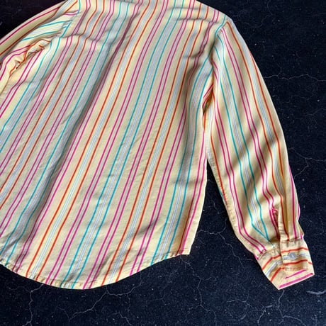 STRIPE SILK SHIRT [S-3585]