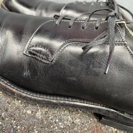 LEATHER PLAIN TOE DRESS SHOES 25.5cm [S-5144]