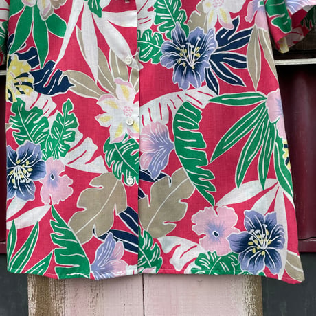 80’S HAWAIIAN SHIRT [S-7353]