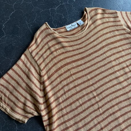 KIRA KIRA BORDER S/S KNIT [S-2911]