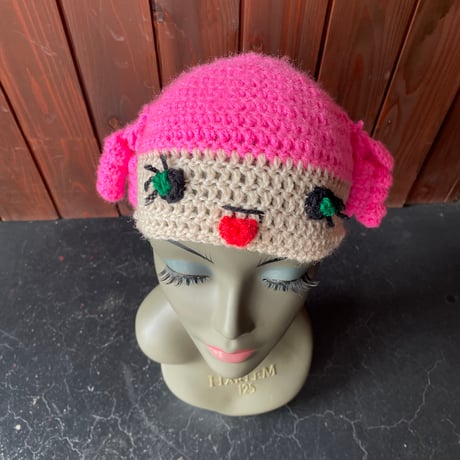 GIRL HAND KNIT CAP [S-1979]