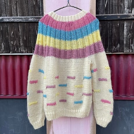 80’S COLOR DESIGN KNIT [S-0437]