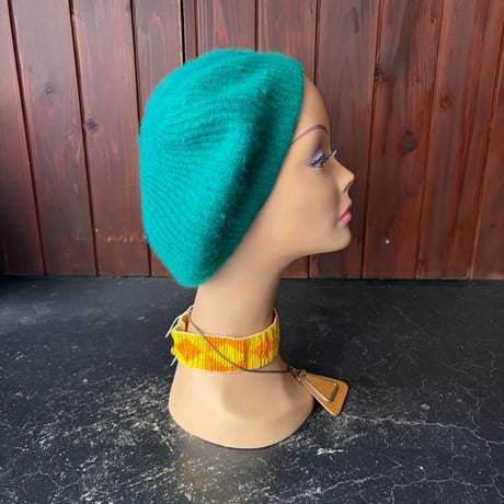 80’S ANGORE KNIT BERET [S-1767]