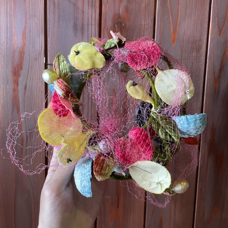 60‘S FLOWER HEAD DRESS [S-6389]