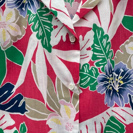 80’S HAWAIIAN SHIRT [S-7353]
