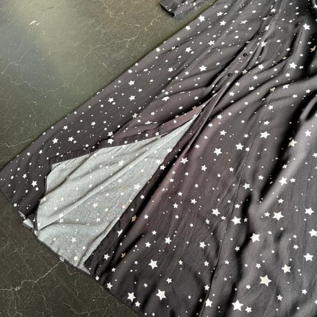 STAR SHIRT LONG DRESS [S-4378]