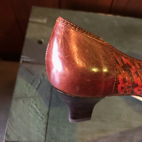 LEATHER DESIGN PUMPS 23.0cm[S-3179]