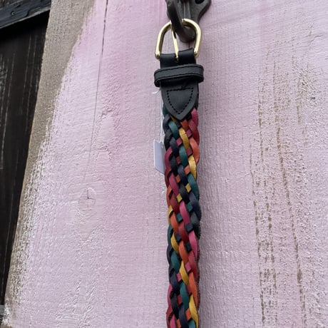 COLORFUL MESH LEATHER BELT [S-1660]