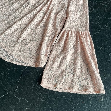 FLARE SLEEVE LACE TOPS [S-4341]