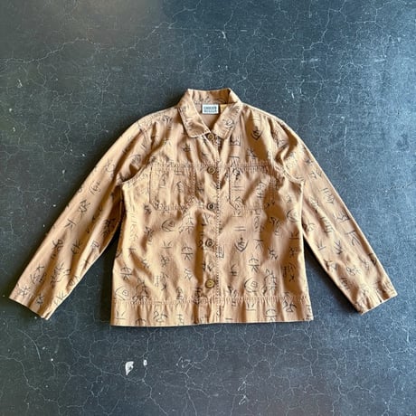 ”CHICO'S” KANJI？ COTTON JACKET [S-0455]