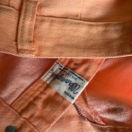 80'S ”Wrangler” COLOR DENIM PANTS [S-4387]