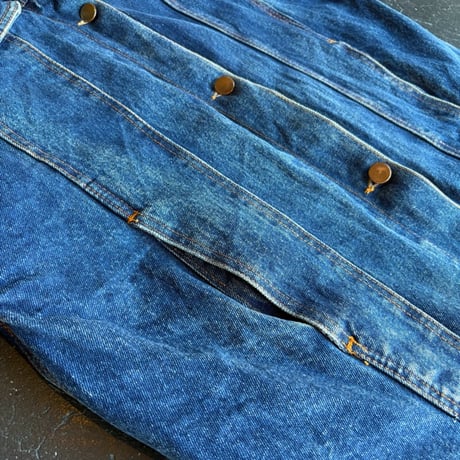 DESIGN DENIM PUTTING COAT [S-2178]