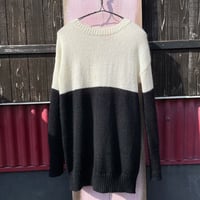 MONOTONE DESIGN KNIT [S-4086]