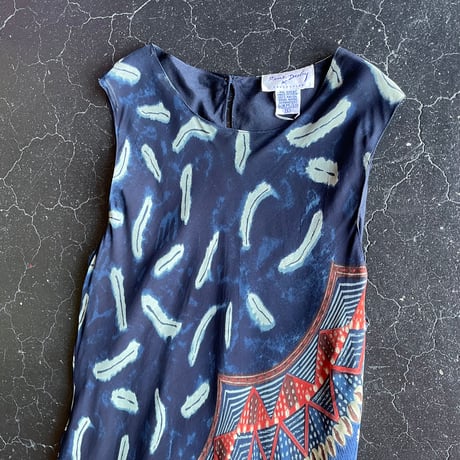 ETHNIC RAYON DRESS [S-3776]