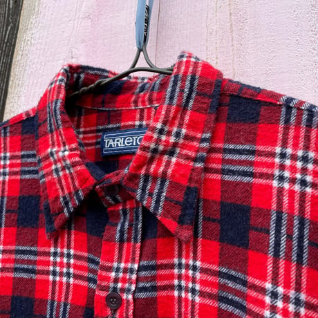 80’S CHECK FLANNEL SHIRT [S-7594]