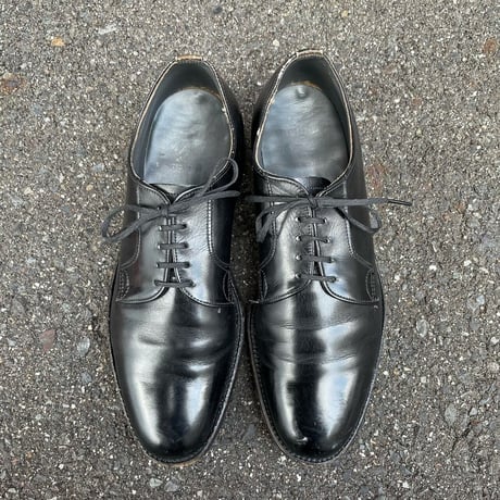 LEATHER PLAIN TOE DRESS SHOES 25.5cm [S-5144]