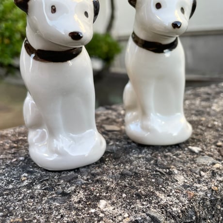 VINTAGE "DOG" SALT&PEPPER [J-249]