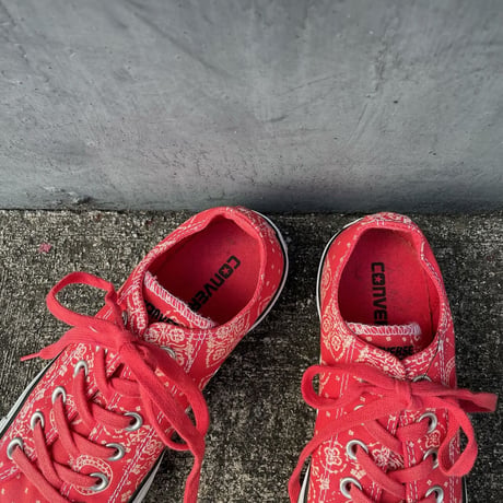 "CONVERSE" PAISLEY SNEAKERS 24.0㎝ [S-4319]