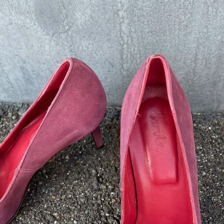 DESIGN SUEDE PUMPS 23.5cm [S-8171]