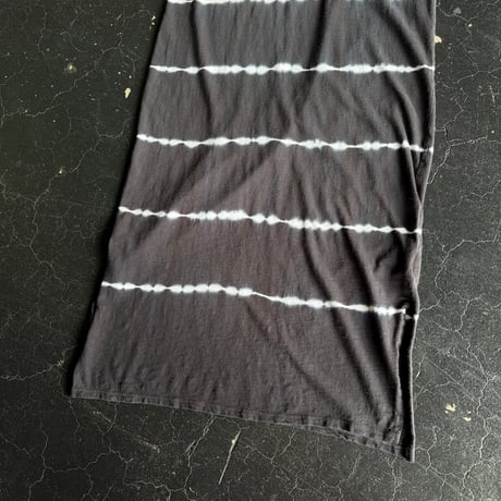 DYED BORDER COTTON DRESS [S-4375]