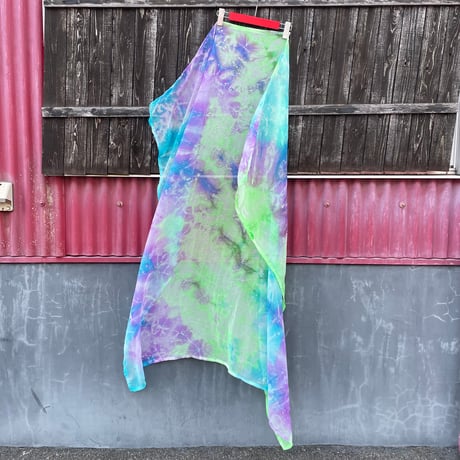 NEON TIEDYE SCARF [S-1842]
