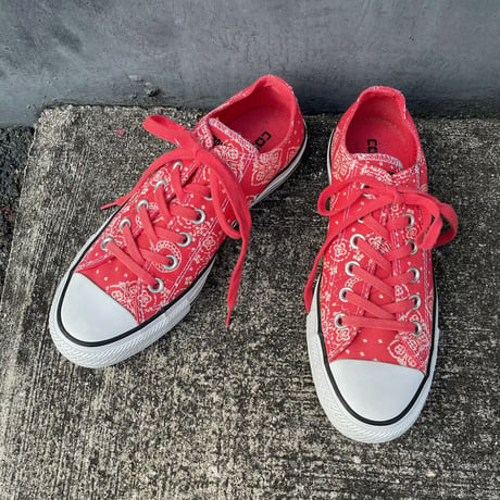 "CONVERSE" PAISLEY SNEAKERS 24.0㎝ [S-4319]