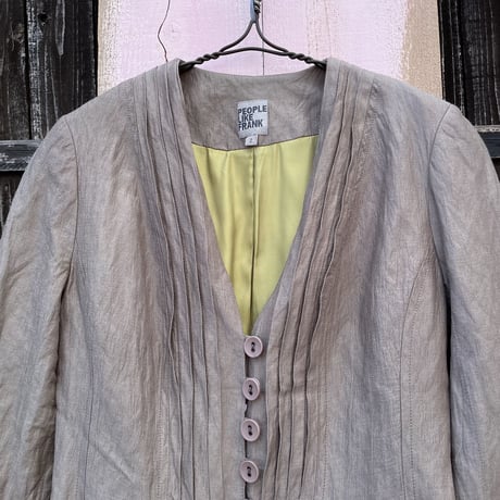 TUCK DESIGN JACKET [S-4854]