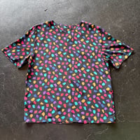 90’S TEXTILE PULLOVER BLOUSE [S-3561]