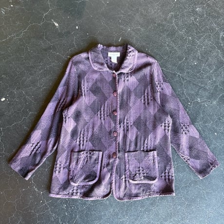 CHECK TENCEL JACKET [S-3067]