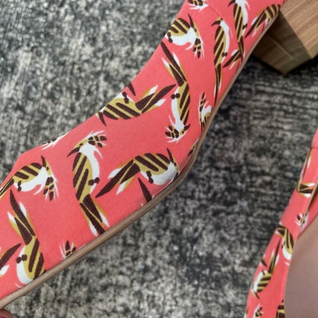 BIRD FABRIC PUMPS 25.5㎝ [S-4330]