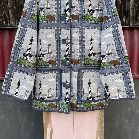 GOBELIN HARBOR PATTERN JACKET [S-5250]