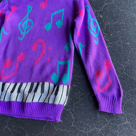 80’S MUSIC KNIT [S-0770]