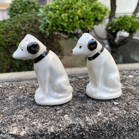 VINTAGE "DOG" SALT&PEPPER [J-249]
