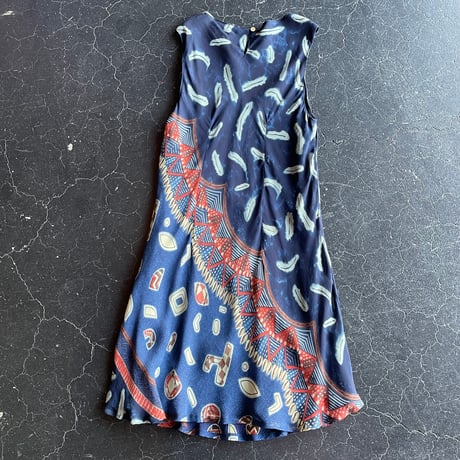 ETHNIC RAYON DRESS [S-3776]