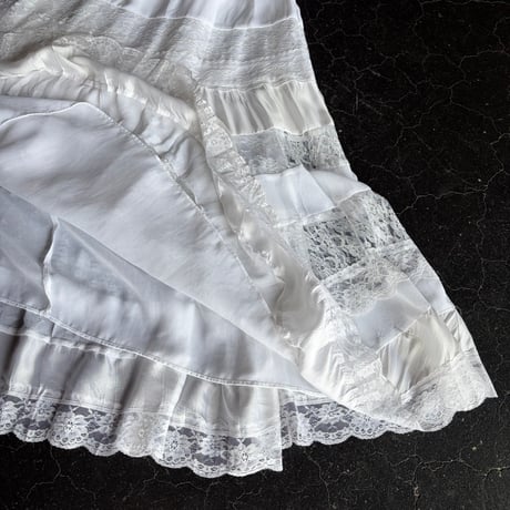 LACE TIERED LONG SKIRT [S-4403]