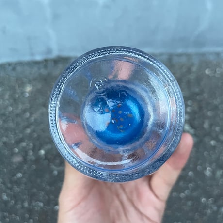 VINTAGE GLASS SALT [J-202]